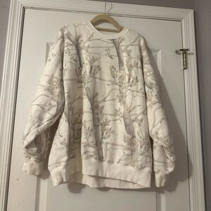 Dairy Boy Woodland Camp Oversized Crew Sweatshirt L